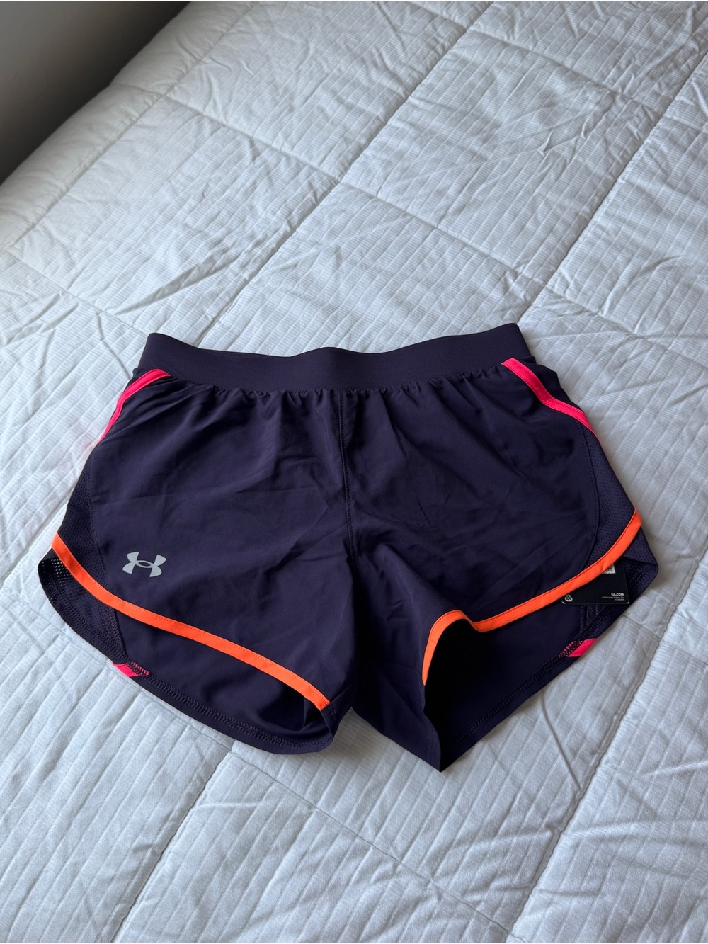 Under Armour purple activewear running shorts size XS